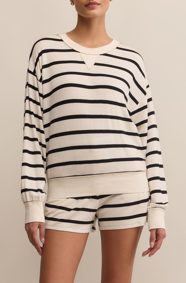 Stand Out Striped Sweatshirt