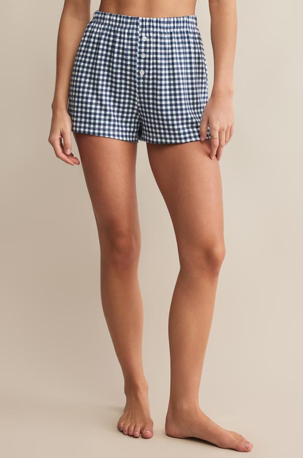 Maddie Gingham Short