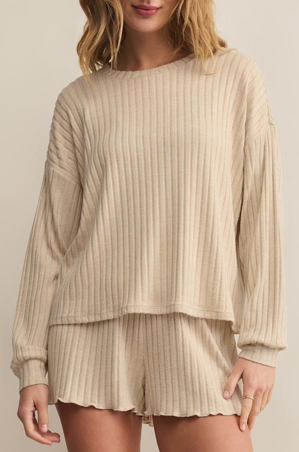 Daydream Rib Long Sleeve Top