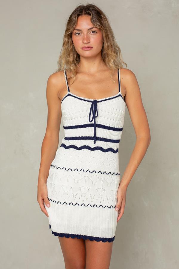 Harper Crochet Mini Dress