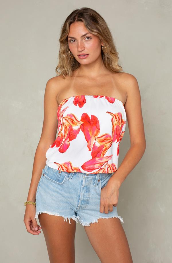 Flora Tube Top