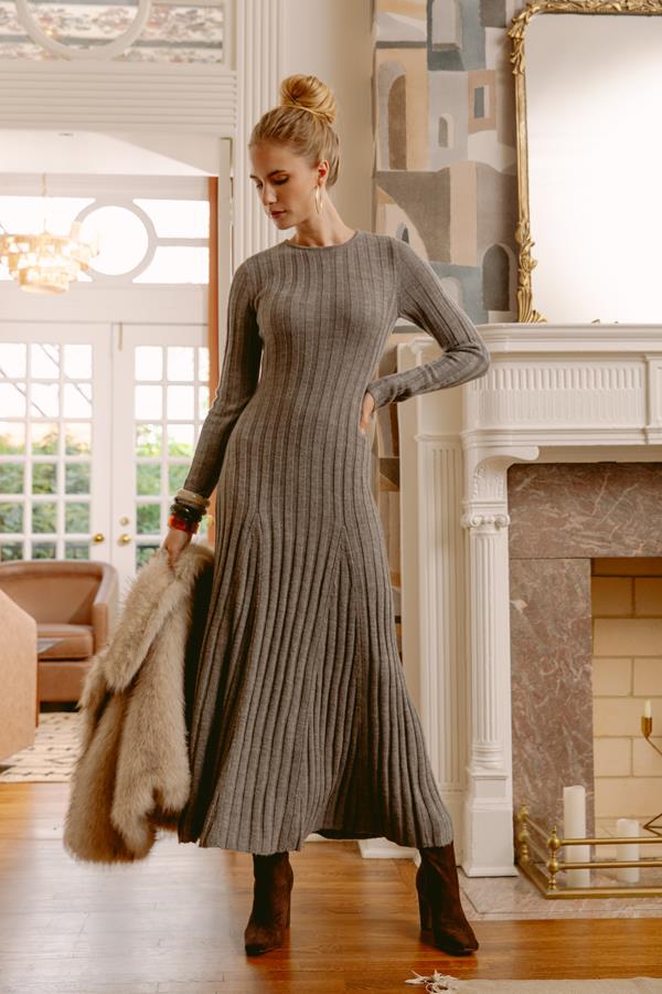 Babysoft Fit N Flare Midi Dress