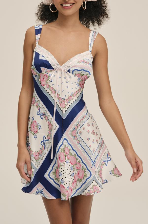 Summer Scarf Mini Dress