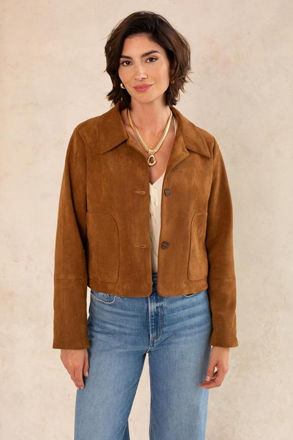 Suede Campbell Shacket