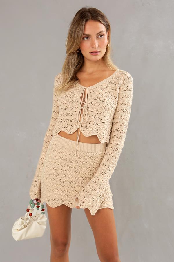 Andrea Two Tie Cardigan