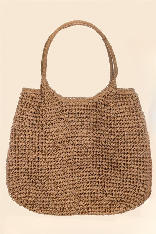 Large Straw Tote Bag