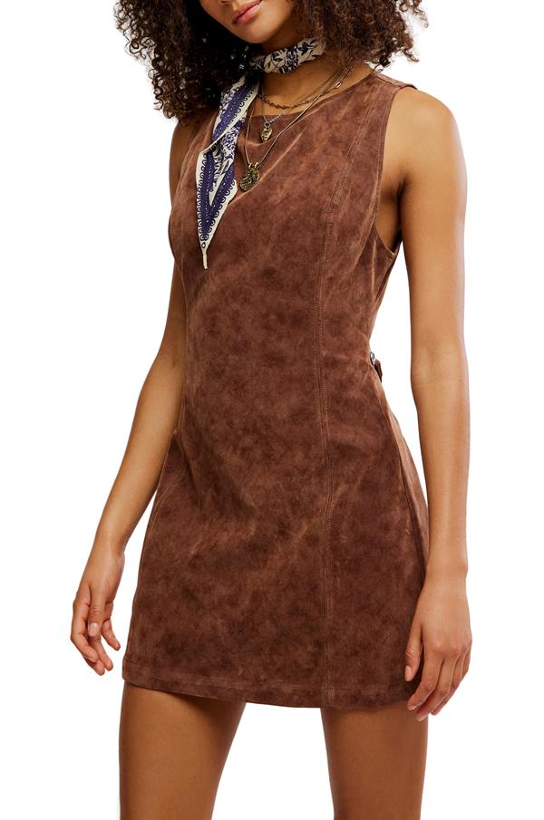 Atlas Suede Mini Dress