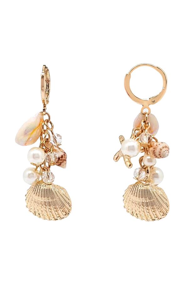 Seashell Dangle Earrings