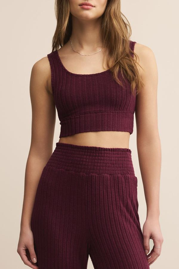Zoe Rib Tank Bra