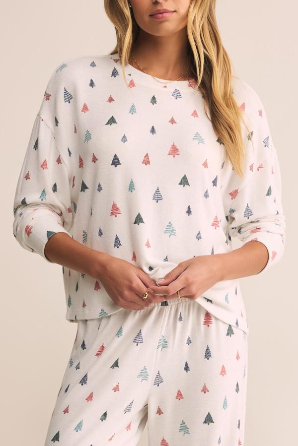 Alpine Tree Long Sleeve Top