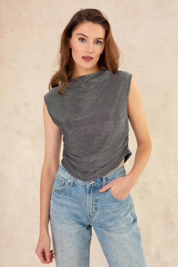 Camille Lurex Top
