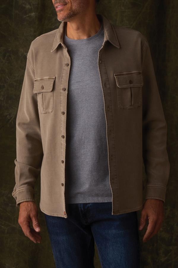 Comfort Terry Shirt Jacket