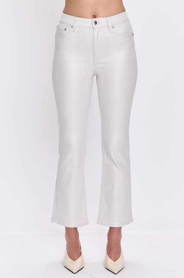 Lennon High Rise Boot Crop In Ivory Lust