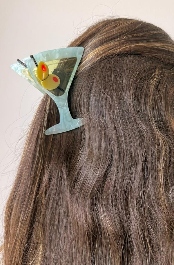 Dirty Martini Hair Claw Clip
