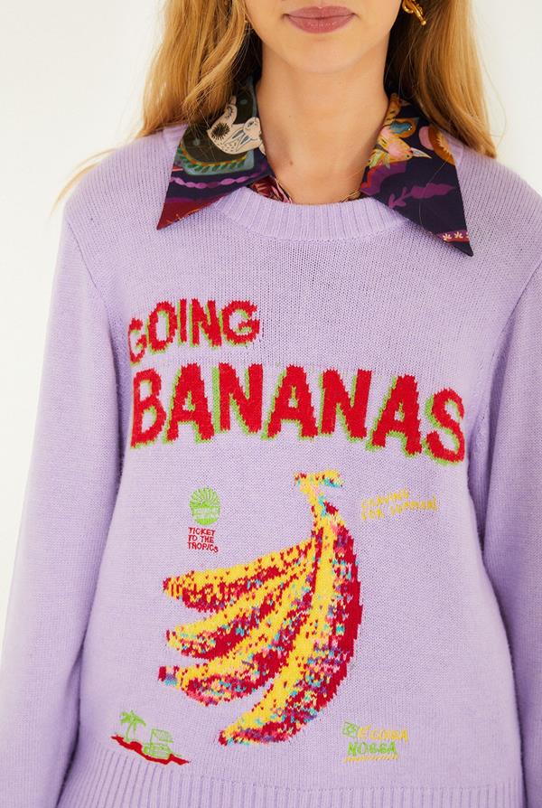 Going Bananas Knit Sweater