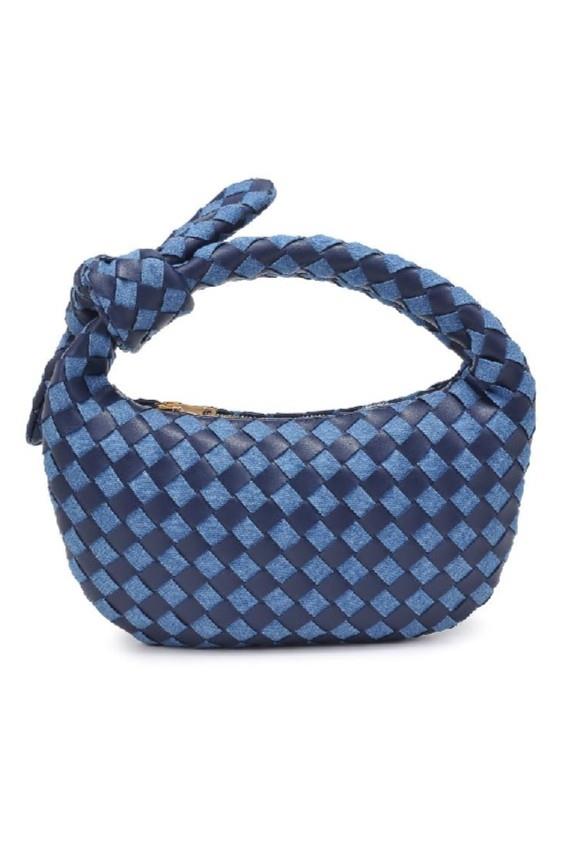 Lizbeth Denim Clutch