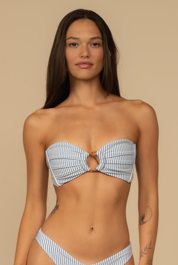 Tori Ties Bandeau Bikini Top