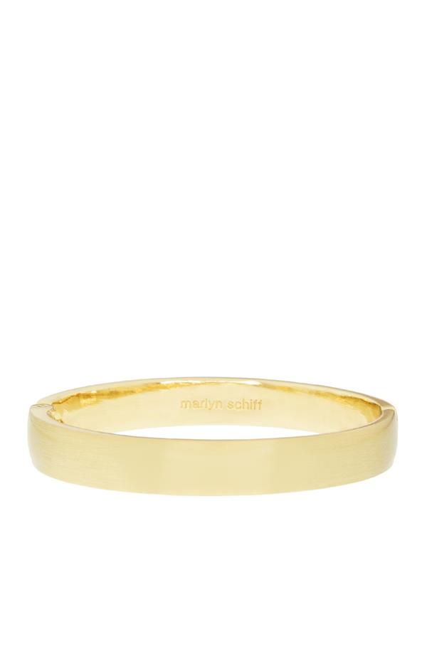Shiny And Matte Hinge Bangle