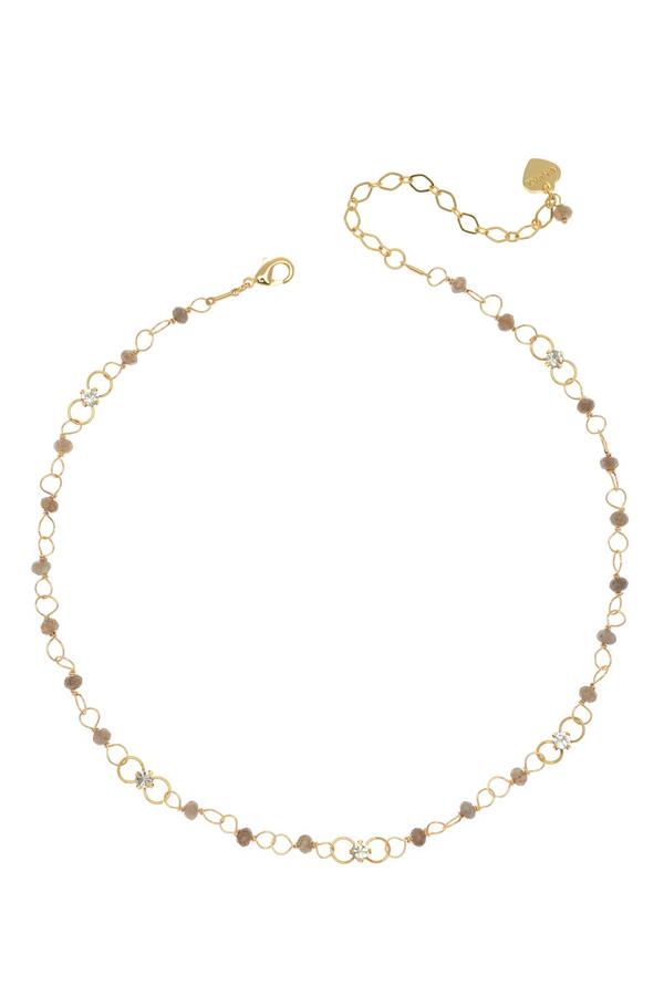 Simple Dainty Stone Necklace