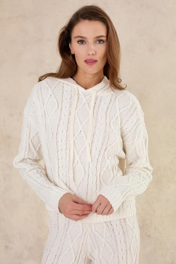Cable Knit Lounge Top