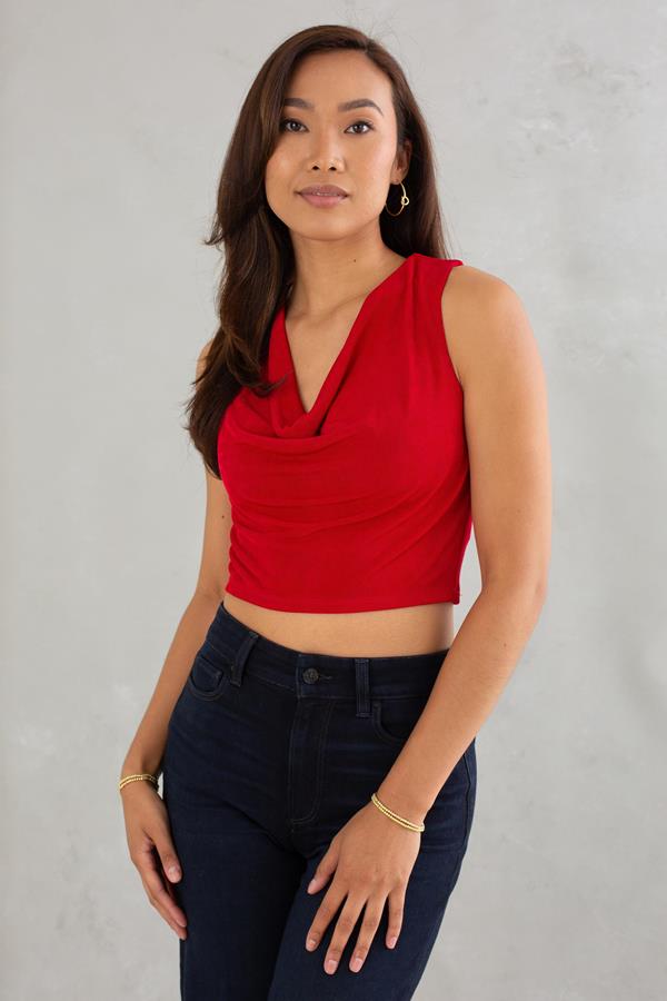 Callie Cowl Neck Set Top