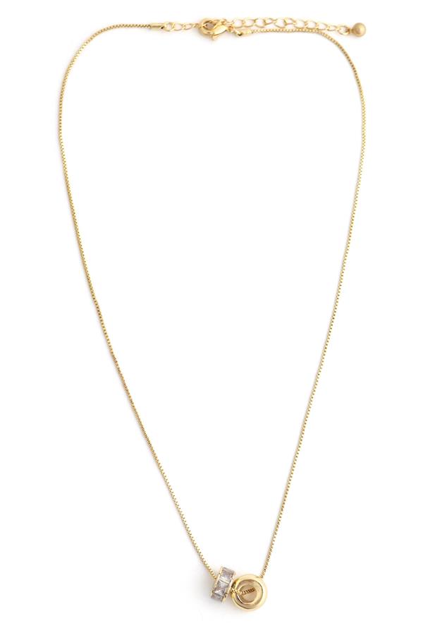 15 In Neck Box Crys Rhondelle
