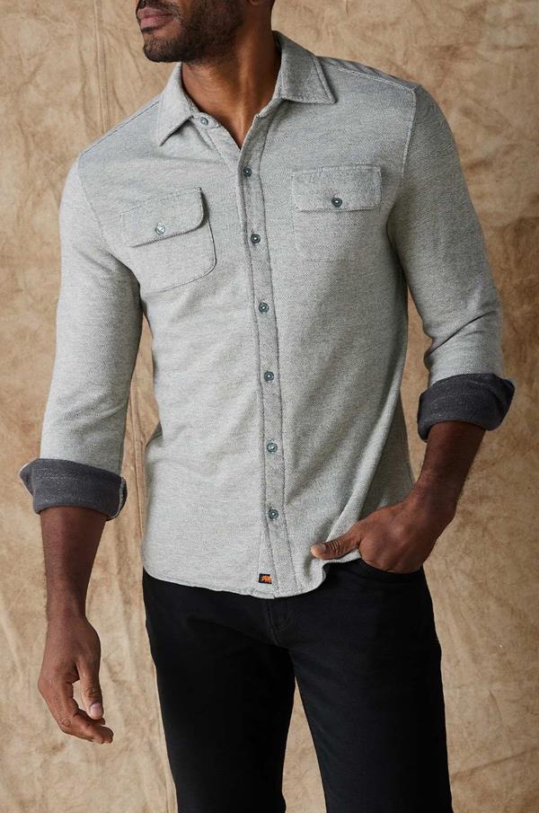 Textured Knit Everyday Shirt