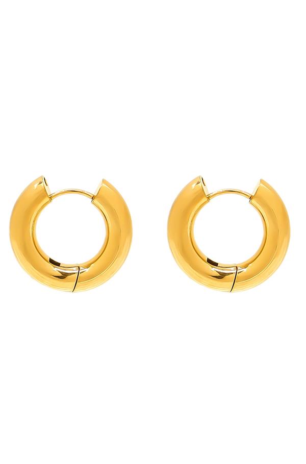 Hollow Hypoallergenic Hoop