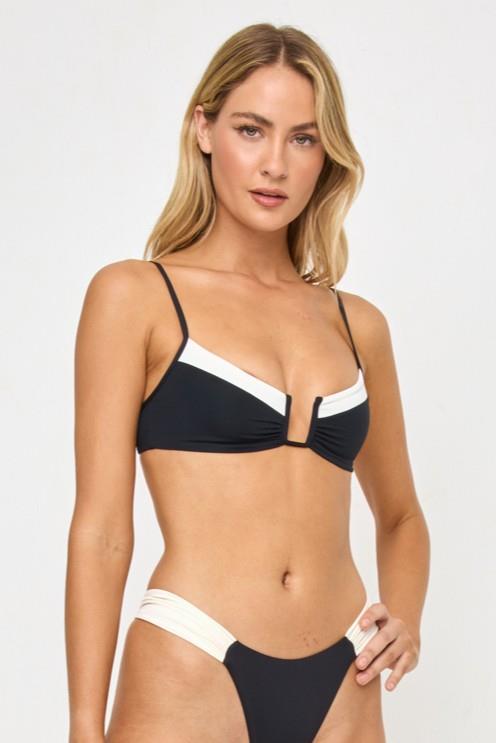 Black/Cream Peyton Top