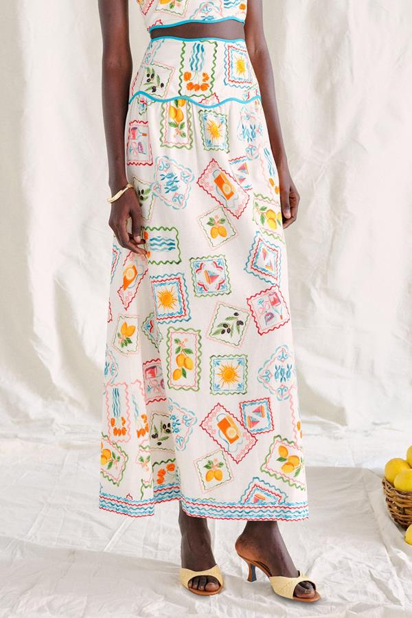 Tashi Floral Set Skirt