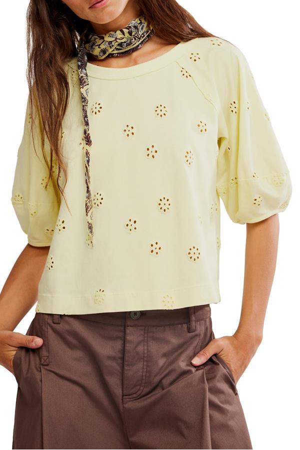 Jessie Eyelet Tee