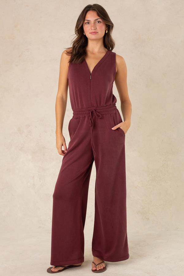 Scuba Wide Leg Jumpsuit