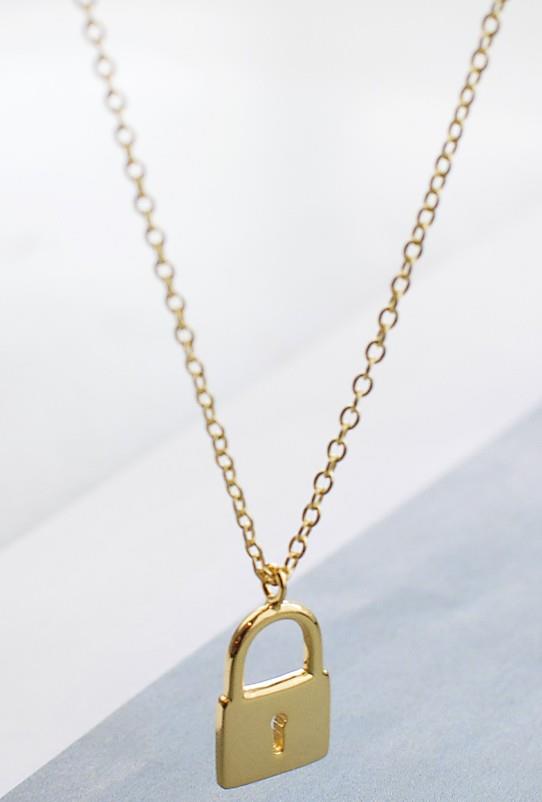 Gold Plated Locket Necklace