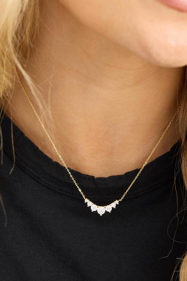 Not Your Basic Multi Stone Pendant Necklace