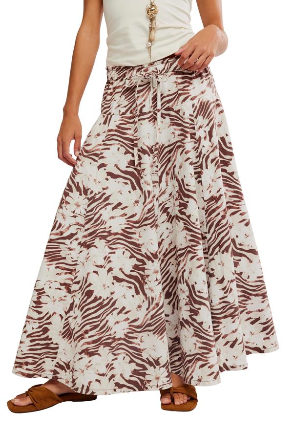 Zephyr Bustle Convertible Maxi Skirt