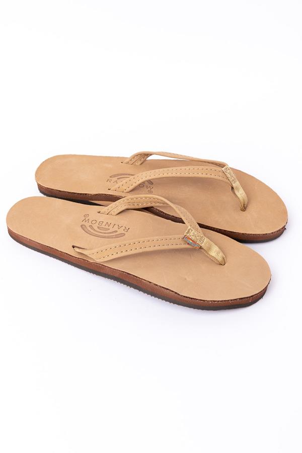 Womens Single Layer Narrow Strap Sandal