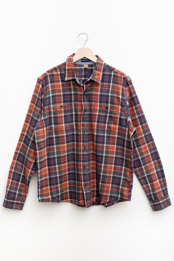 Brushed Stretch Flannel Shirt