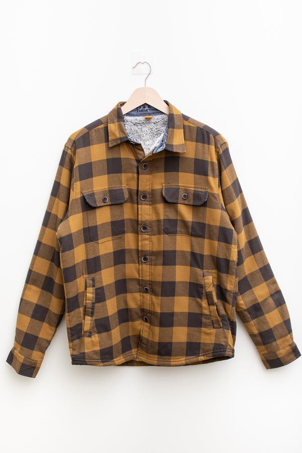 PUREtec cool Performance Flannel Sherpa Lined Shirt Jacket