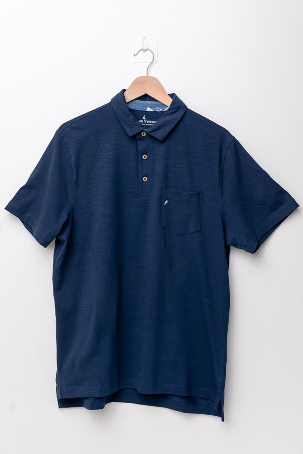 Slub Jersey Polo Shirt