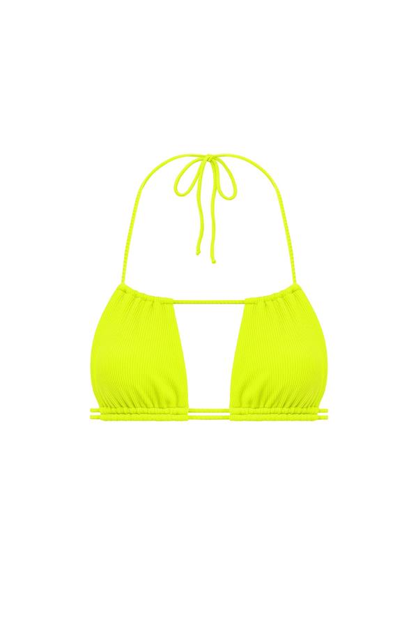Micro Rib Brasil Bikini Top