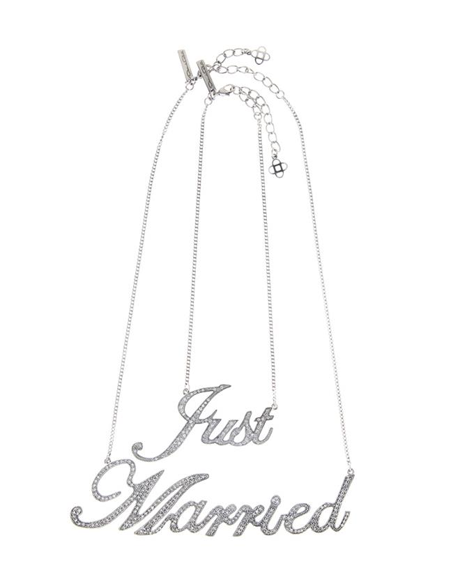 Just Married Necklace