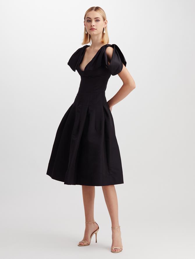 Bow Strap Cocktail Dress