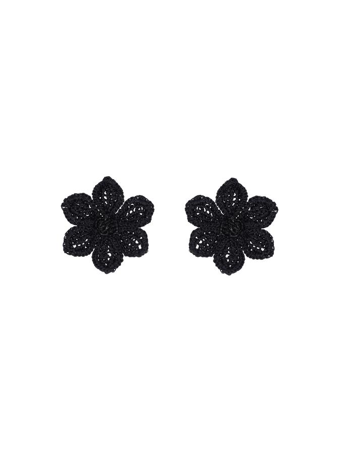 Raffia Gardenia Earrings