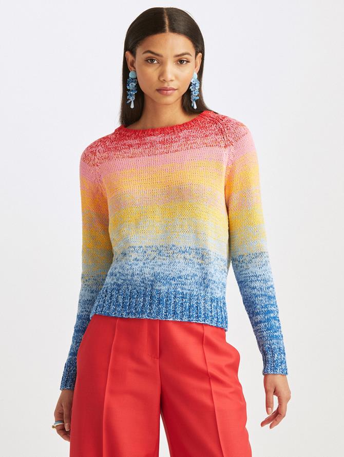 Ombre Marled Pullover