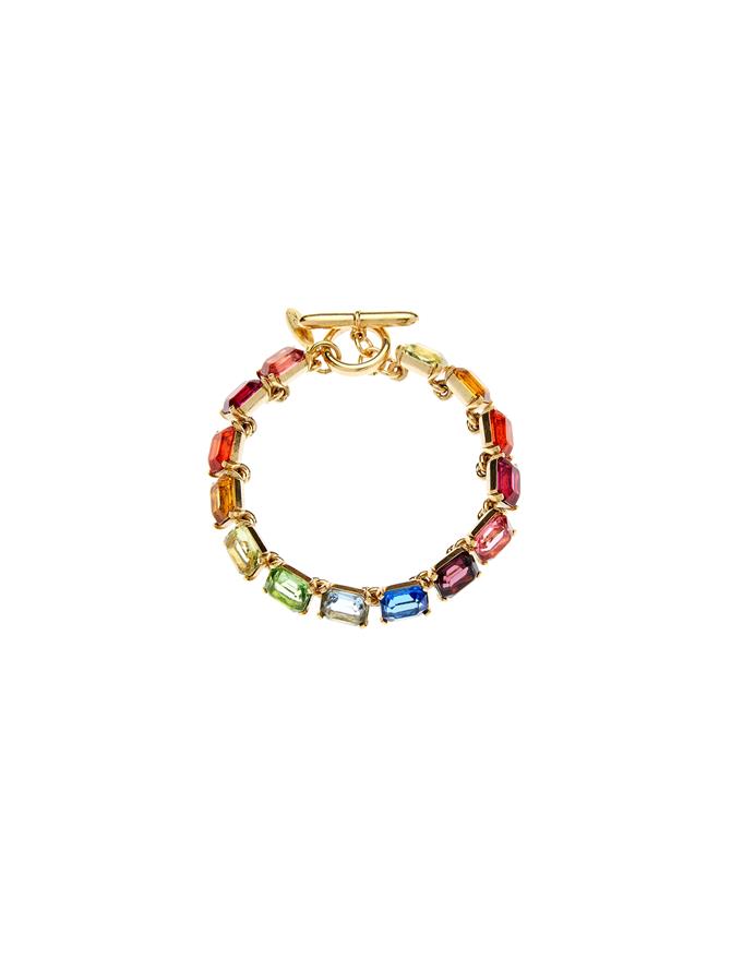 Rainbow Baguette Bracelet