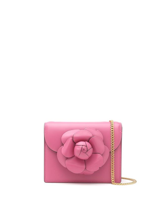 French Pink Leather Mini TRO Bag