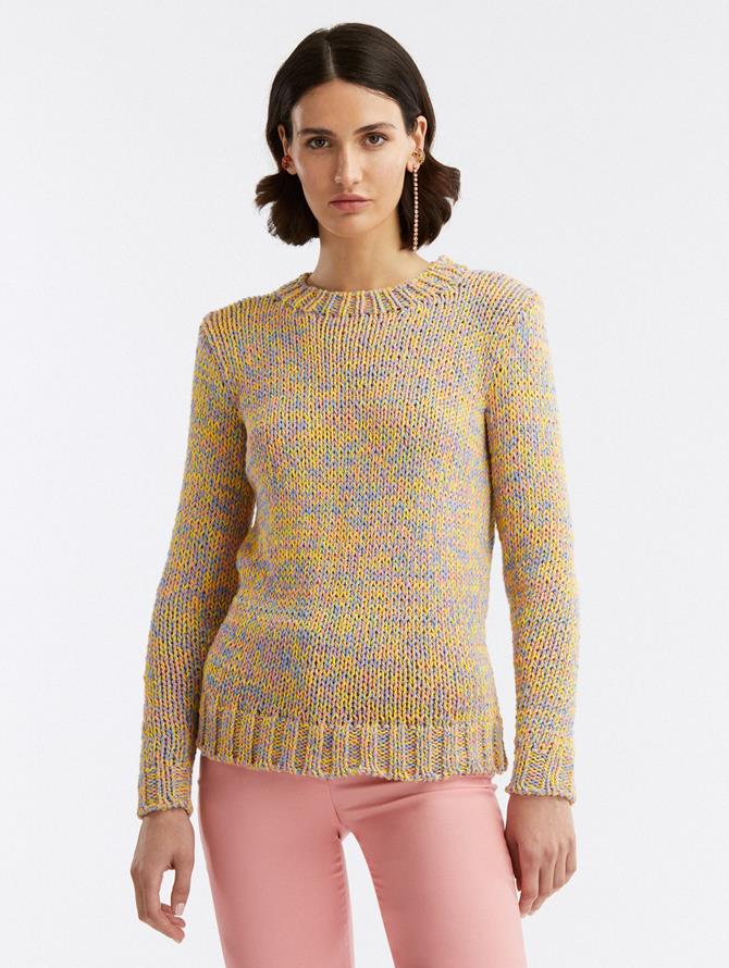 Long Sleeve Marled Pullover