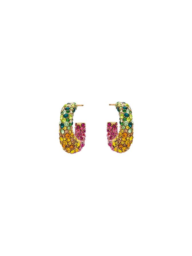 Crystal Hoop Earrings