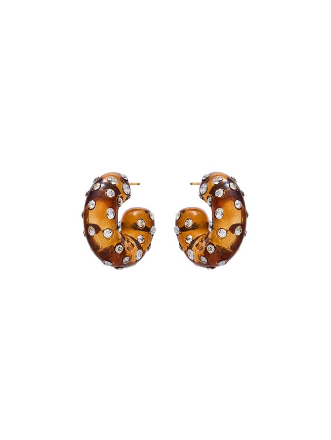 Cheeto Hoop Earrings