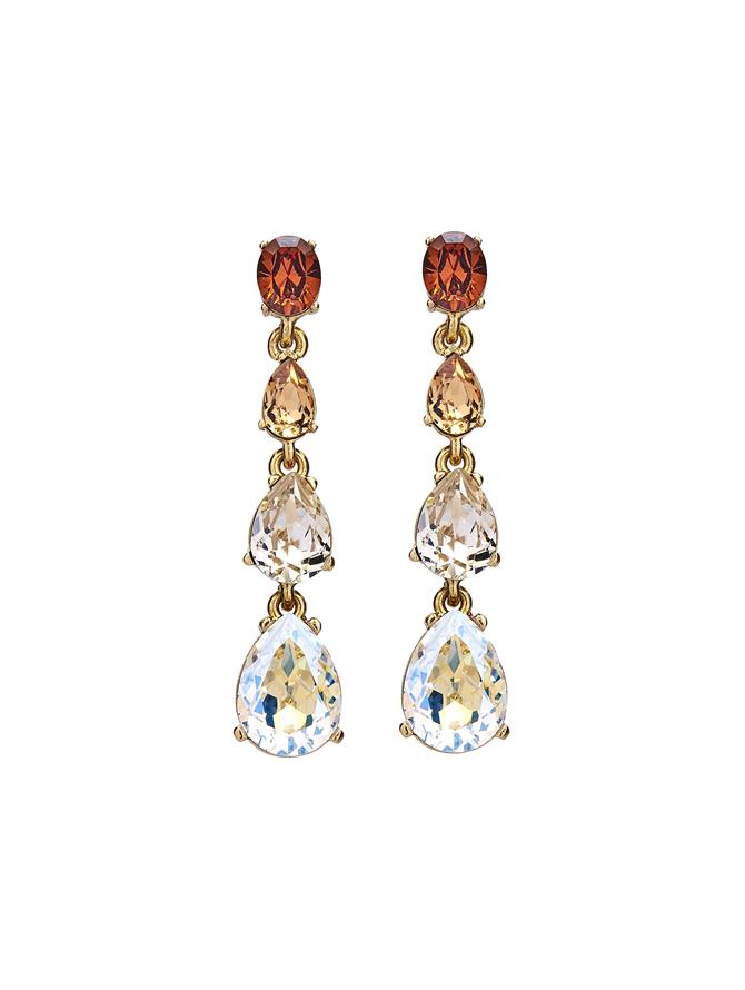 Crystal Gallery Pear Drop Earrings